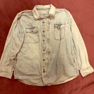 Men’s Carhartt Denim button up shirt